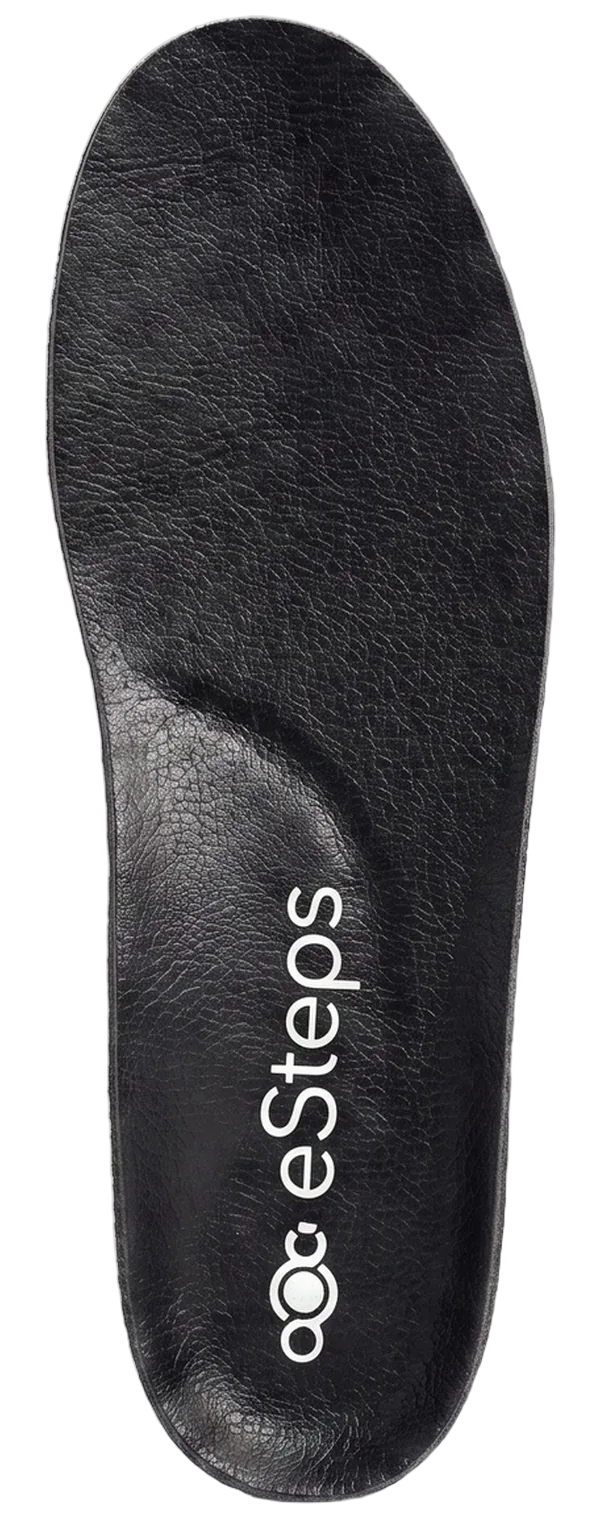 The eSteps smart insole in Nero.